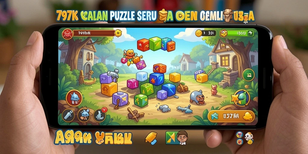 Tampilan gameplay 797K yang menantang dan seru.
