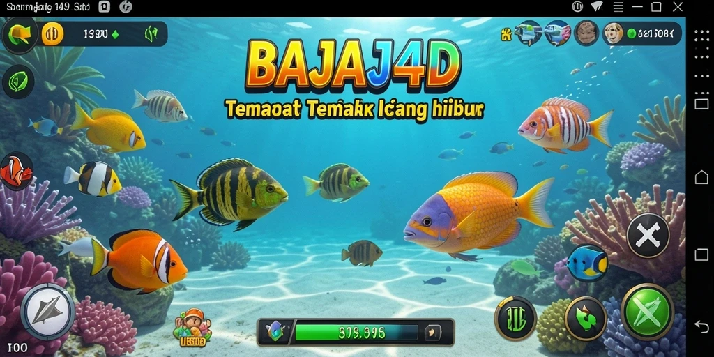 Tampilan menarik dengan gameplay seru menembak ikan.