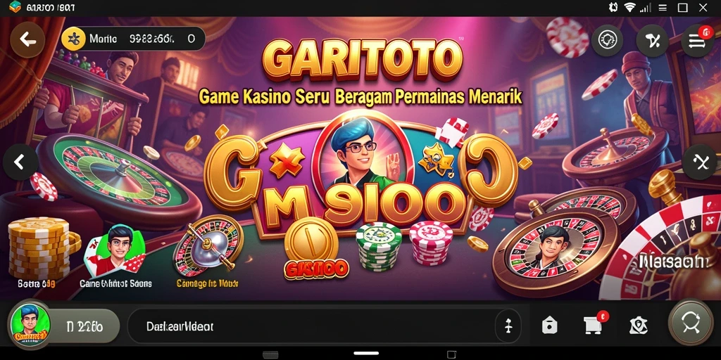 Tampilan menarik dari gameplay Kasino GARITOTO yang penuh keseruan.