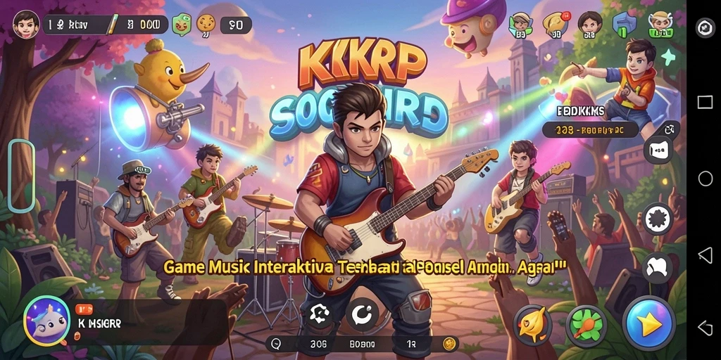 Tampilan gameplay KKRP yang interaktif dan penuh warna.