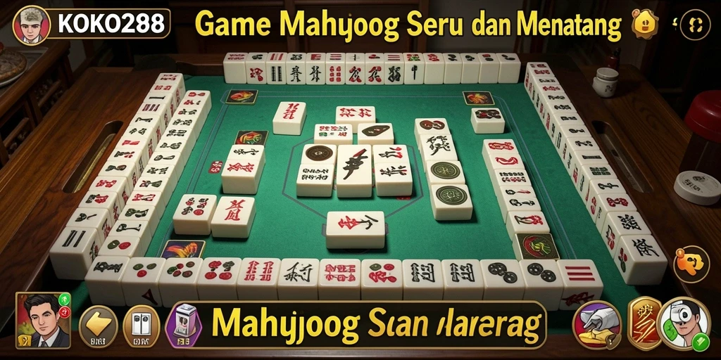 Tampilan gameplay Mahjong KOKO288 yang menarik dan menantang.