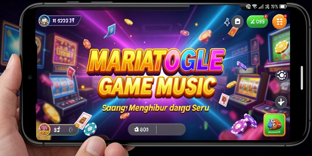 Tampilan gameplay MARIATOGEL yang menarik dan penuh warna.