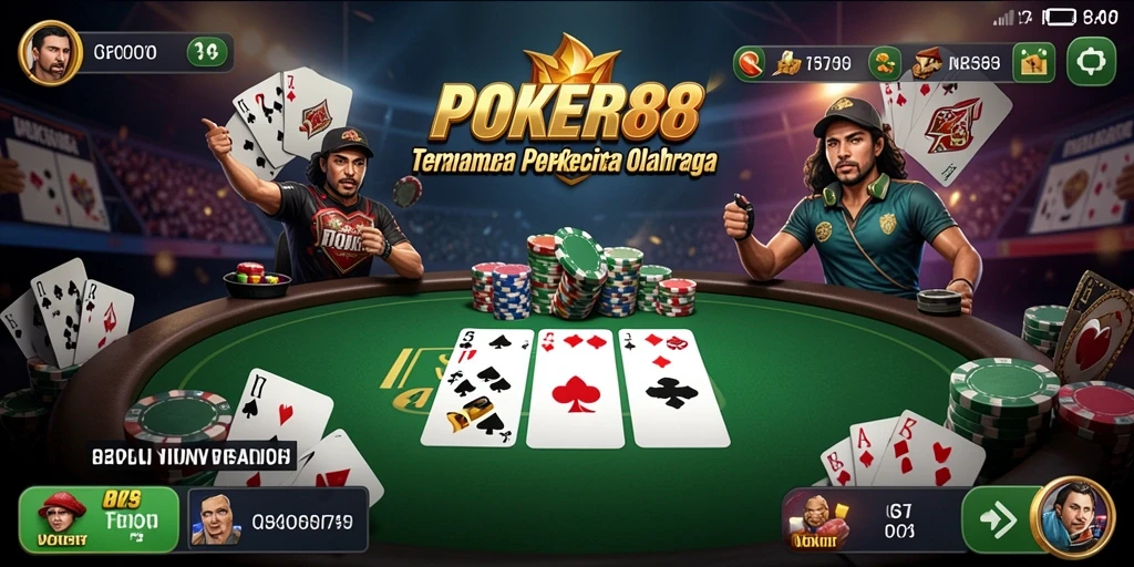 Tampilan gameplay POKER88 yang menarik dan kompetitif.