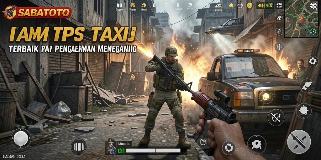 Tampilan gameplay menegangkan dalam SABATOTO yang penuh aksi.