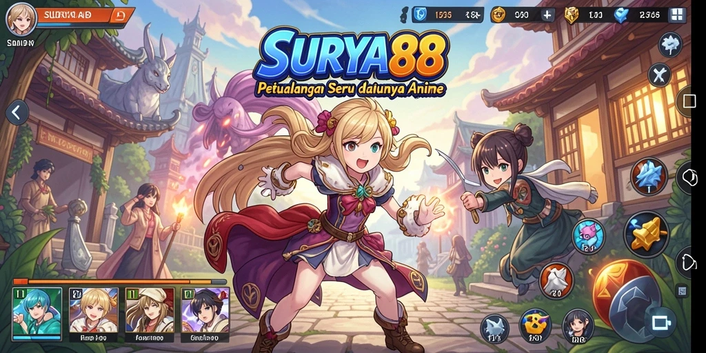 Tampilan menarik dari gameplay SURYA88 yang penuh aksi.
