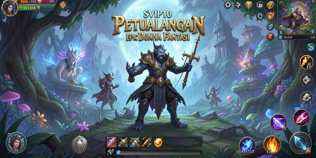 Screenshot menunjukkan momen seru dalam gameplay RPG SVIP10.