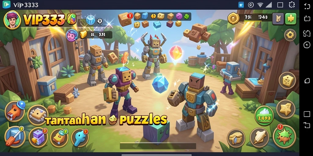 Tangkapan layar menampilkan gameplay seru dari VIP333 yang menantang.