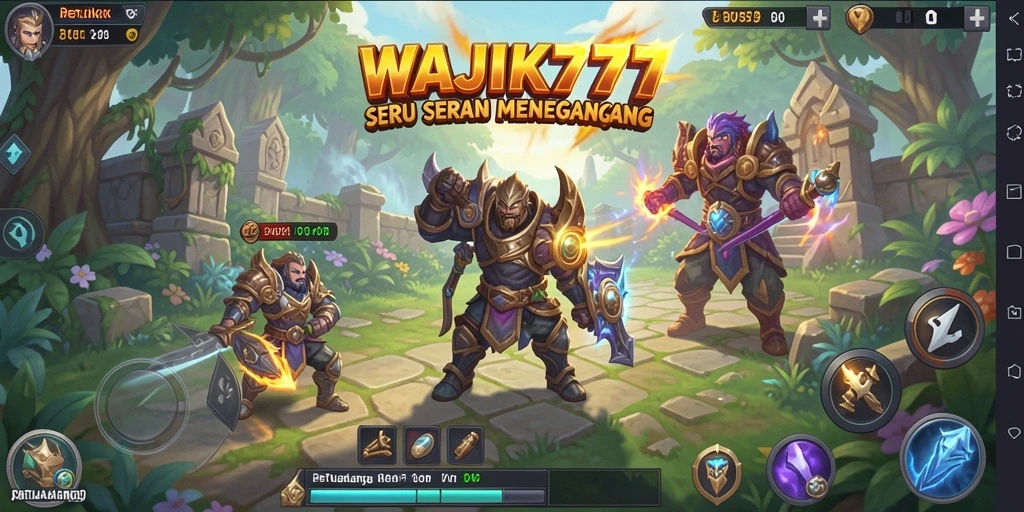 Tangkapan layar utama WAJIK777 menampilkan aksi mendebarkan dalam gameplay RPG.